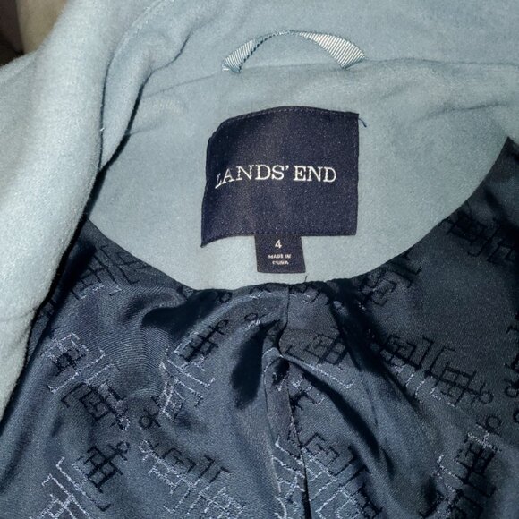 Lands End Wool Blend Coat - Picture 4 of 8